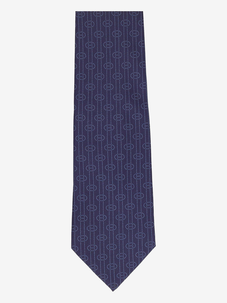 Hermès Monogram Silk Tie W24626.2  Hermès 