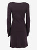 Diane von Furstenberg Long-Sleeve Wool Mini Dress CVB20.47.20  Diane Von Furstenberg 