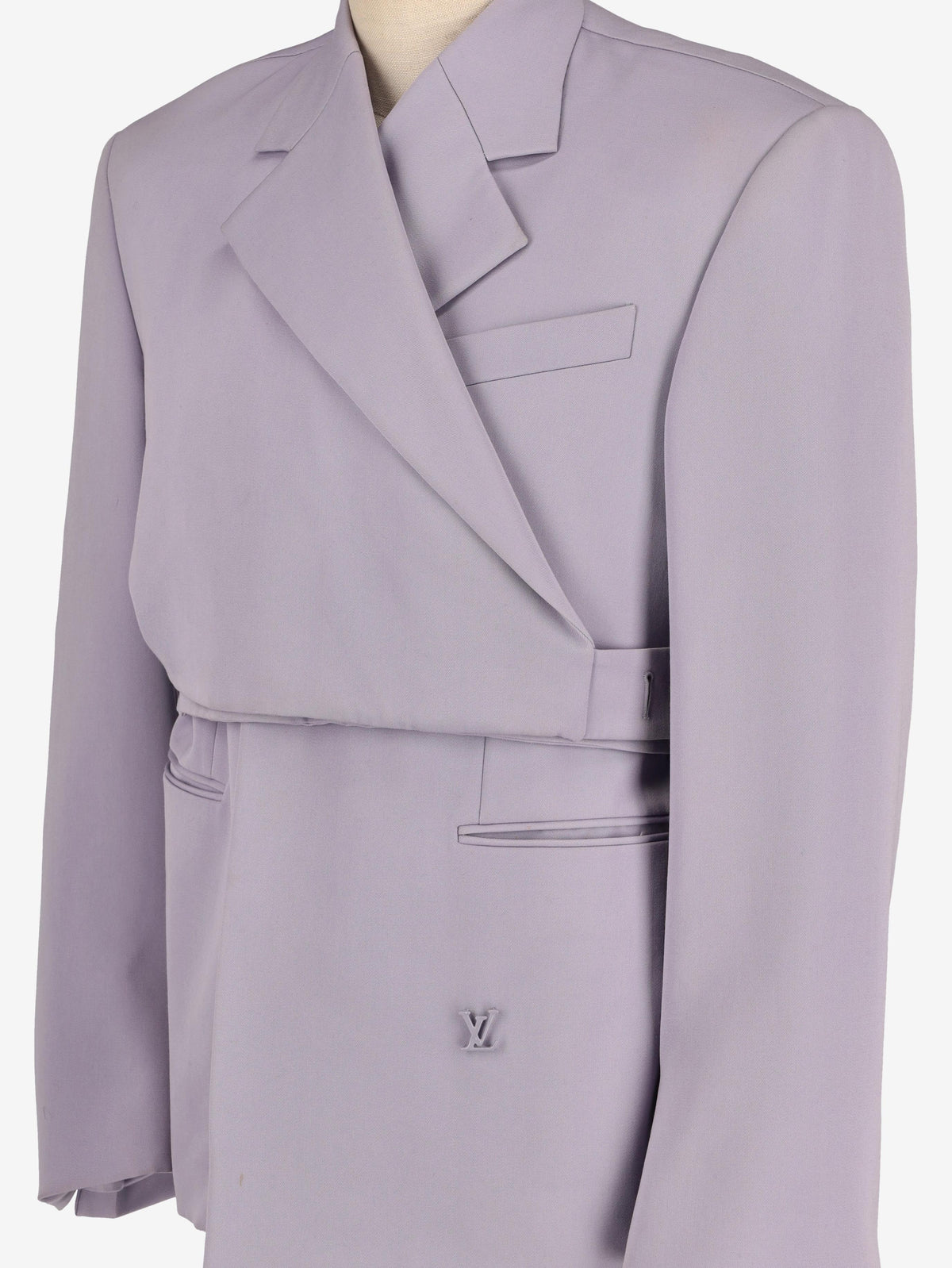 Louis Vuitton Purple Wool Suit CVU2411-6.80  Louis Vuitton 