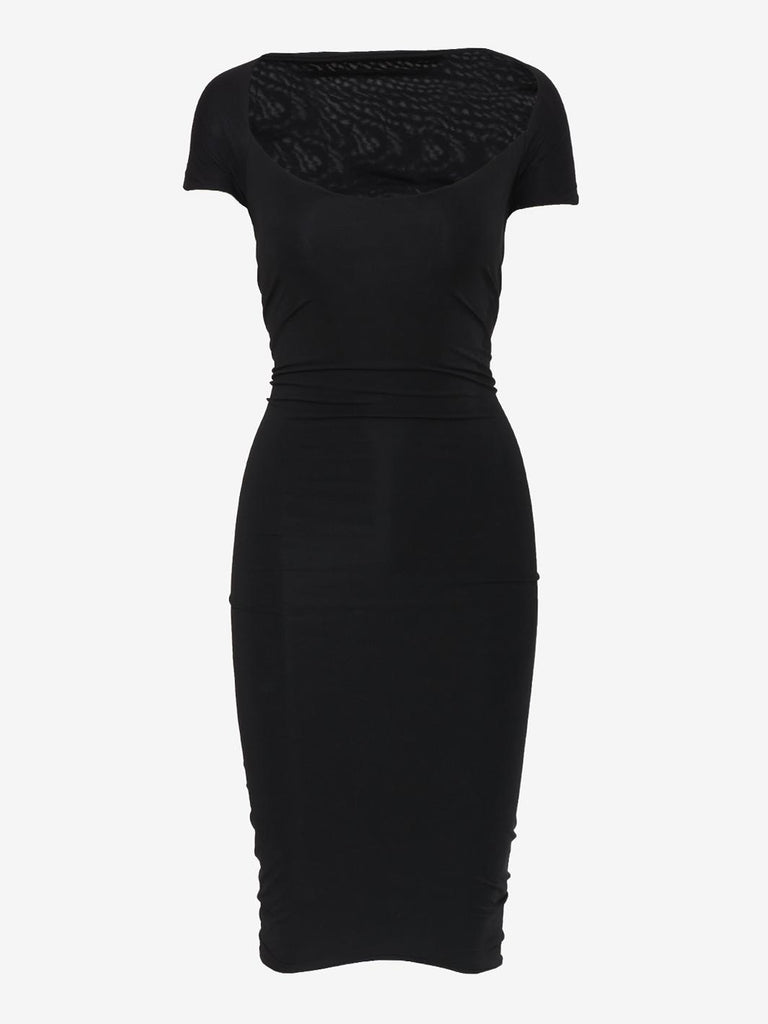 Emilio Pucci Black Midi Length Dress