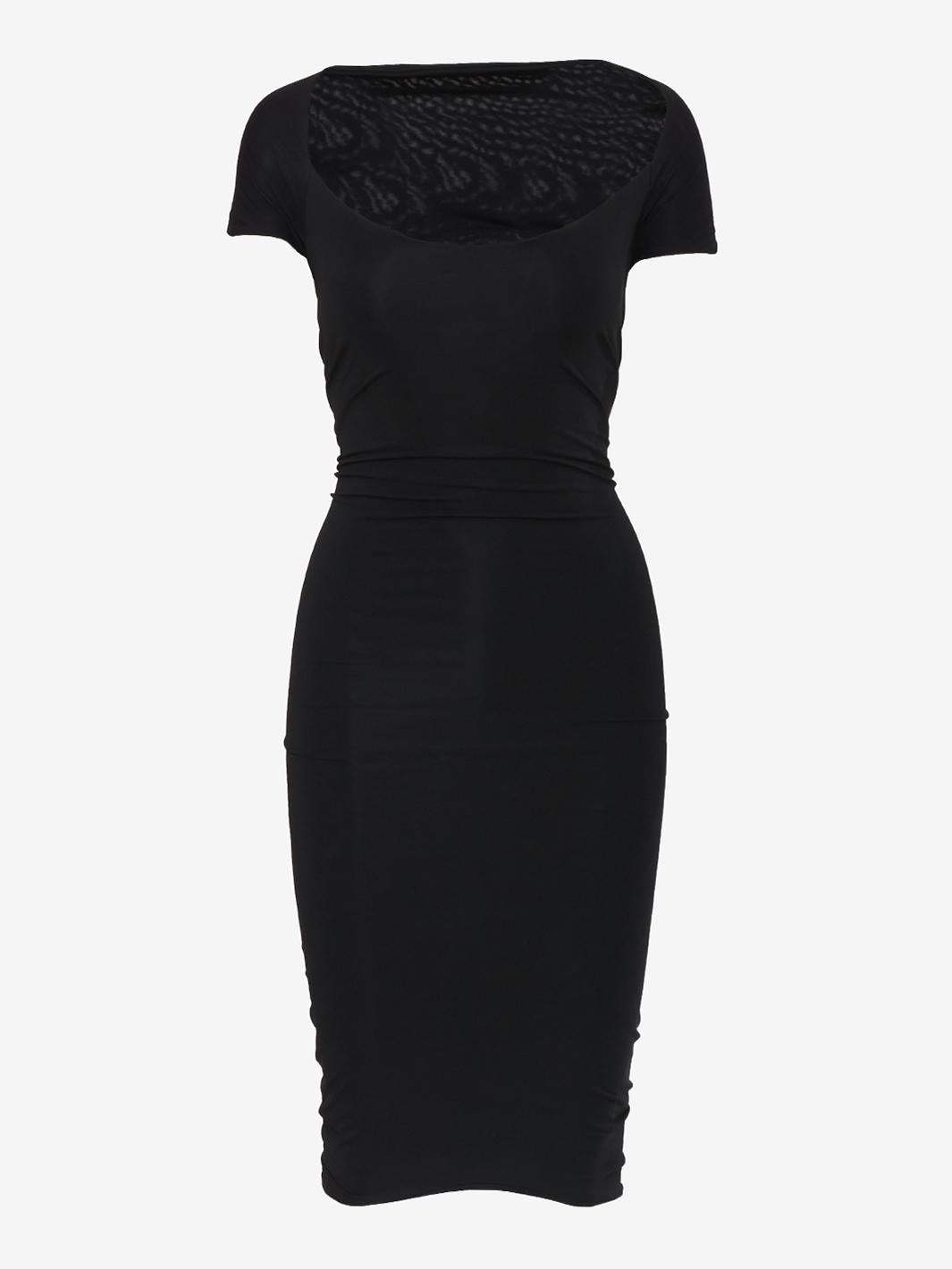 Emilio Pucci Black Midi Length Dress