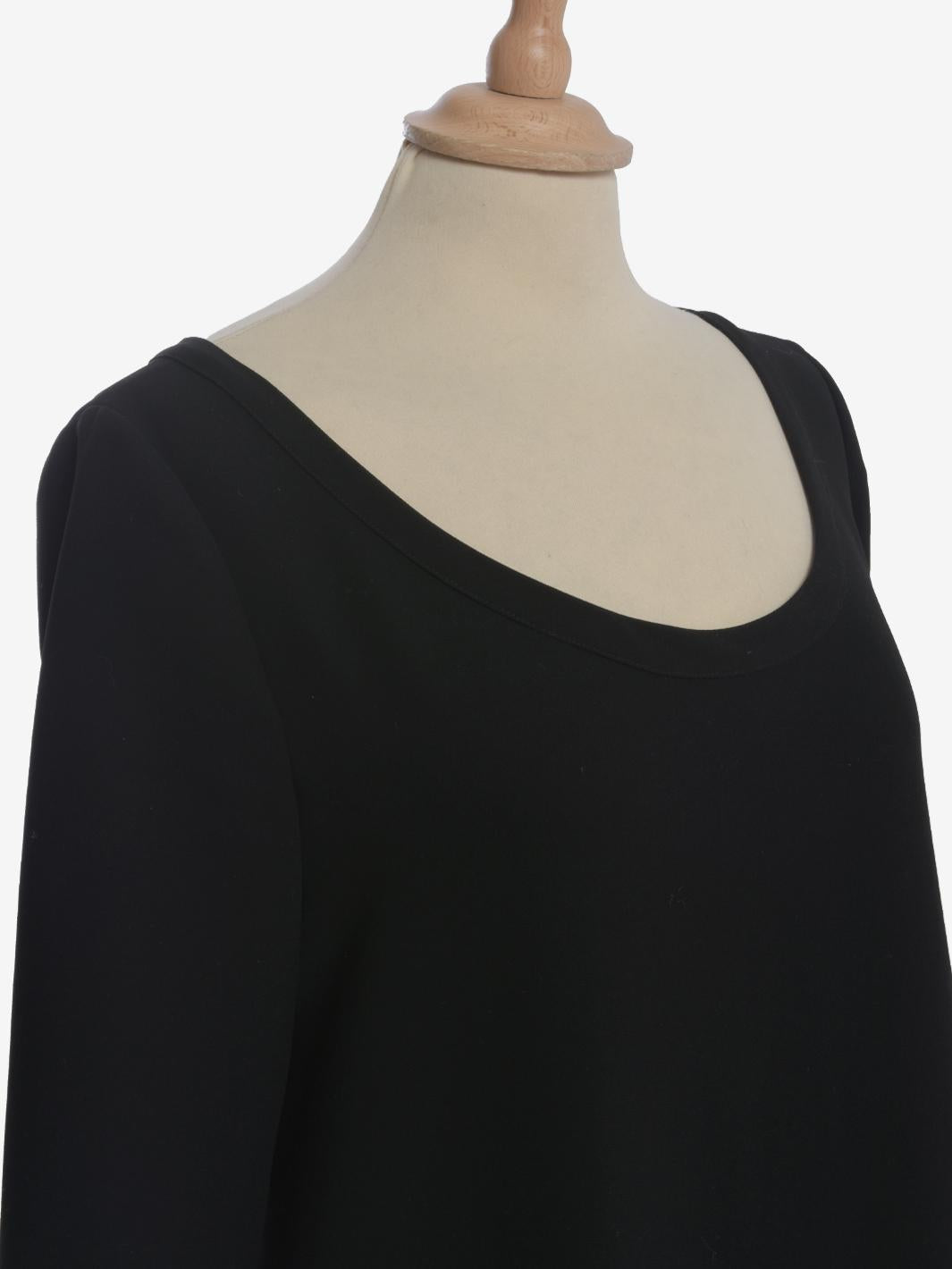 Abito midi oversize blu scuro di Jil Sander
