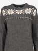 Yohji Yamamoto Coming Soon collection Knitted Wool Sweater with Floral Design BR261025.86  Yohji Yamamoto 