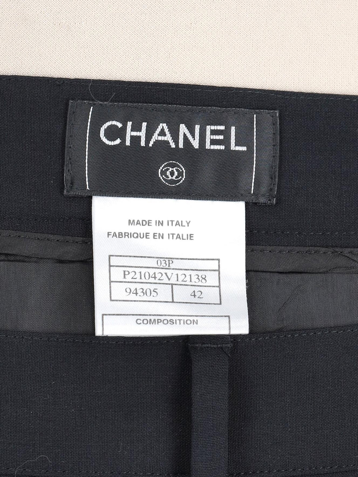Chanel Black Palazzo Pants WCV241010103  Chanel 