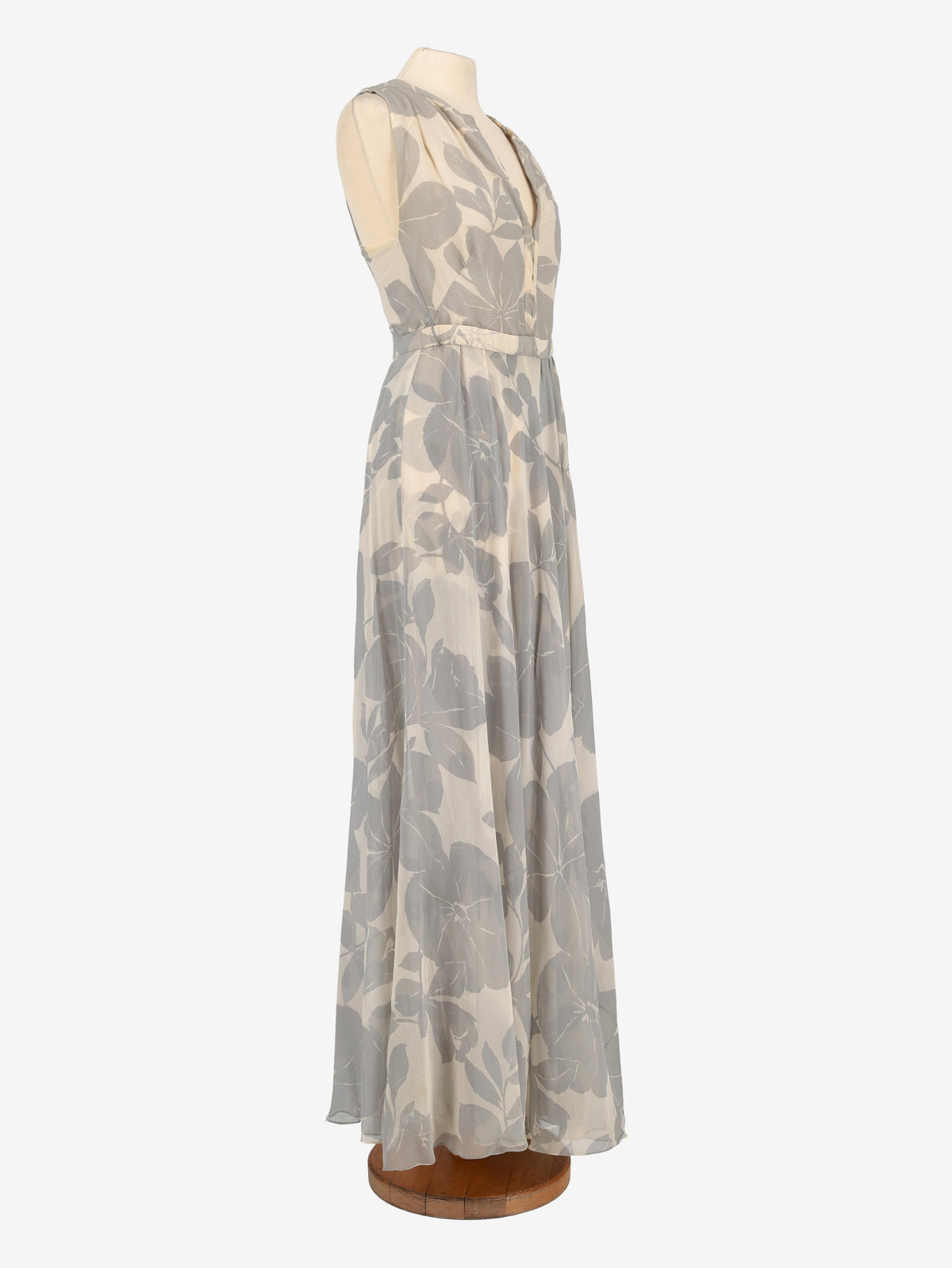 André Laug Grey Floreal  Long Dress WCV151124.13  Andre Laug 