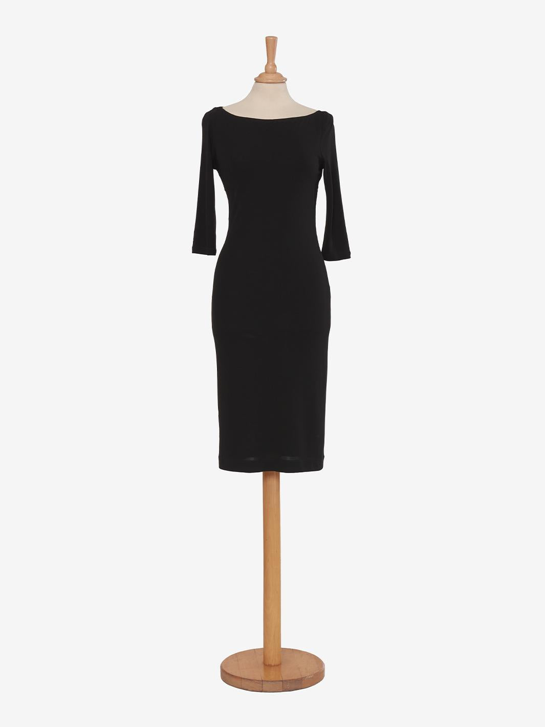 Versus Black Midi Dress