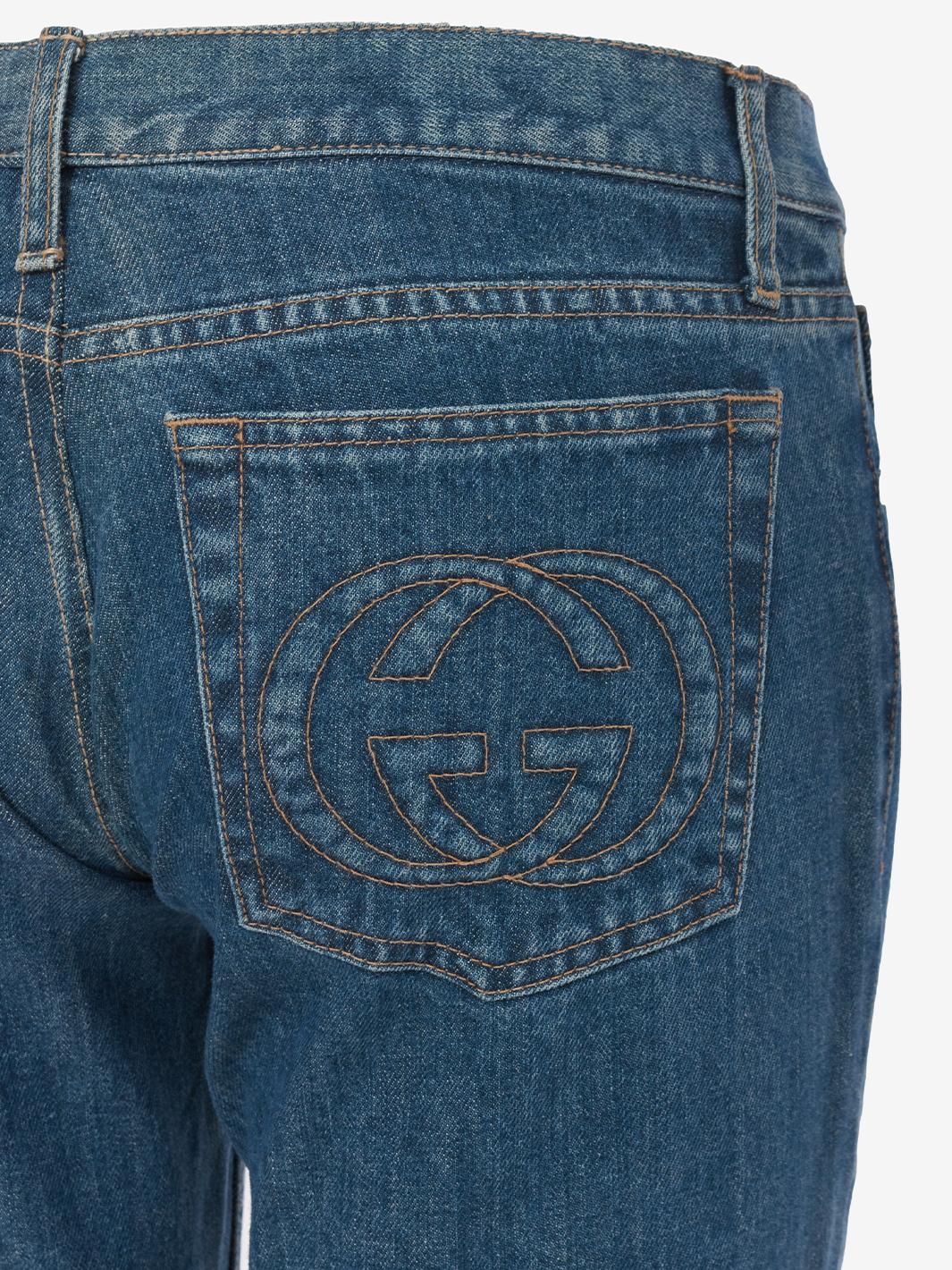 Gucci Regular Waist Cigarette Jeans BR1423.14_1 . Gucci 
