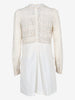 Dsquared2 Logo Lace Mini Dress with Peter Pan Collar CVM26.23.96  Dsquared² 
