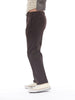 1990s brown causal pants in stretchy cotton U2111-17/10  Vintage 