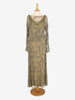Vintage Embroidered Long Dress<BR/>