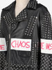 Vintage Lettering Biker Jacket WCV250856.03  Vintage 