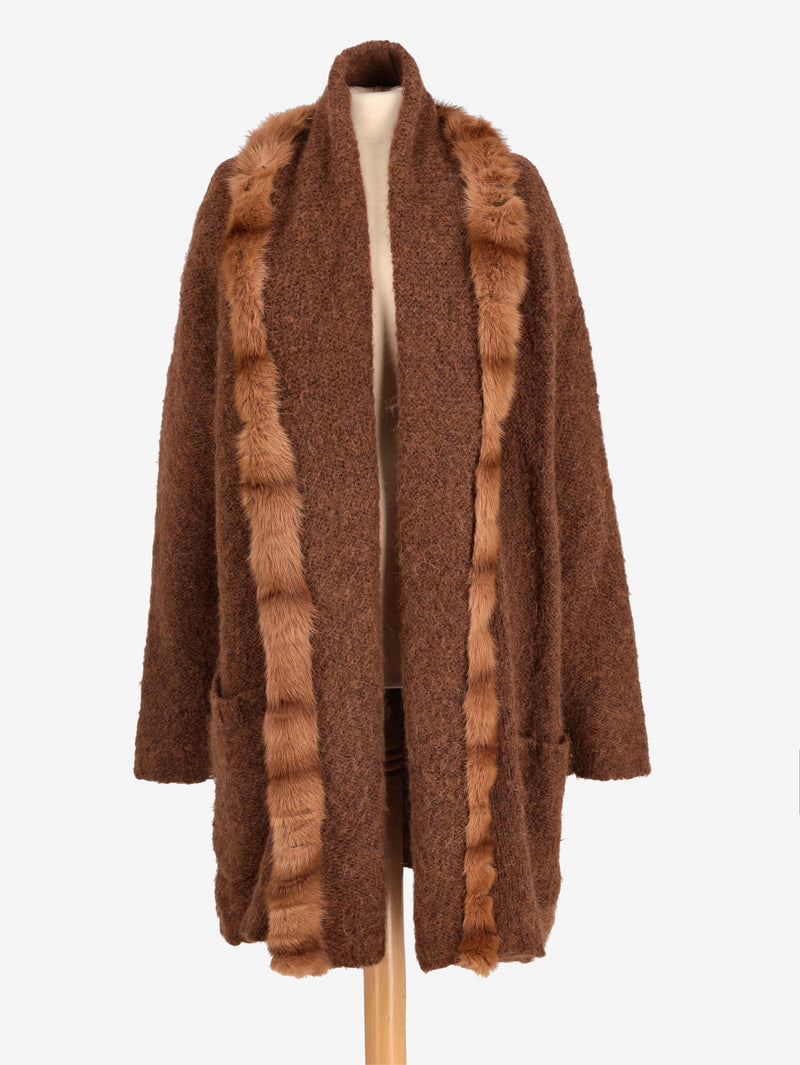 Fendi Wool Coat With Fur W2511.68  Fendi 