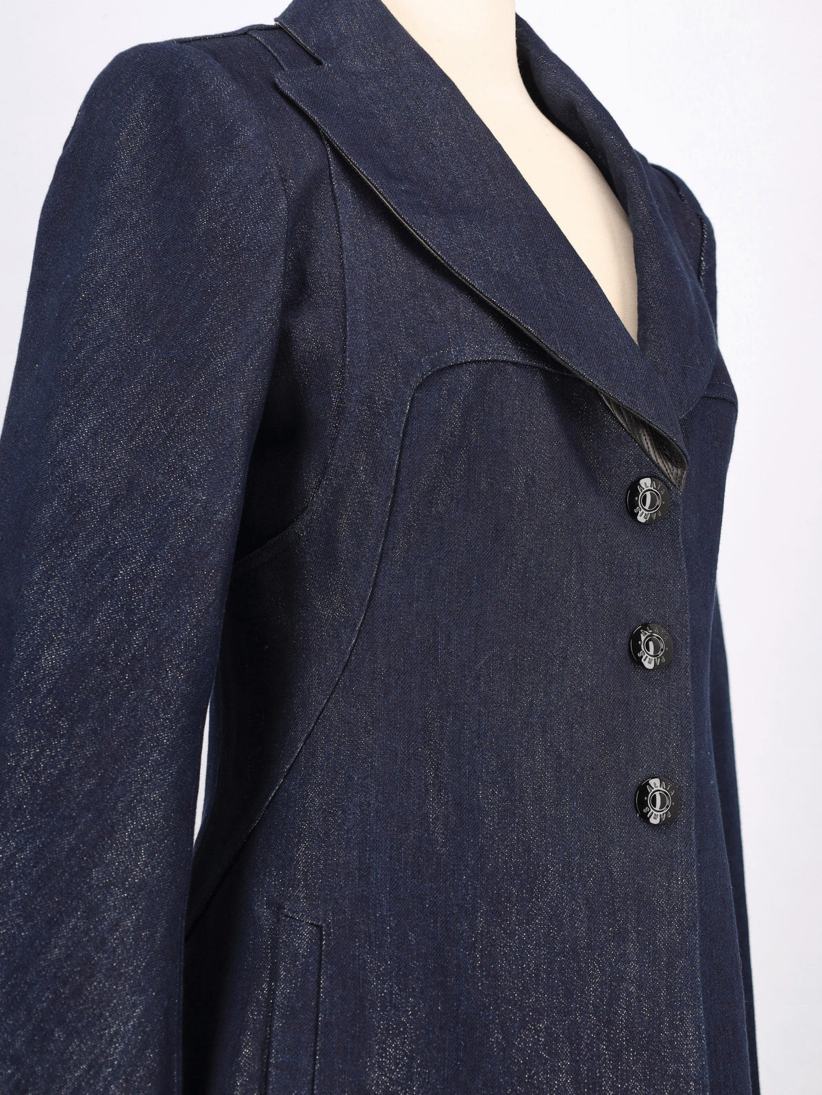 Alaïa Denim Overcoat