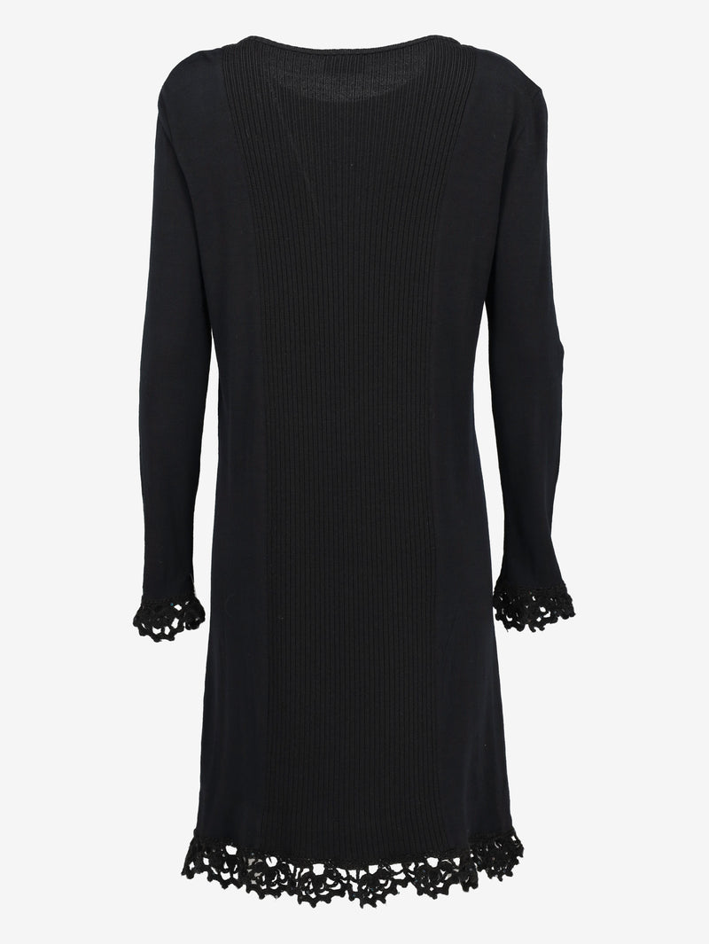 Missoni Wool Knitted Midi Dress with Crochet Details BR13224.2  Missoni 
