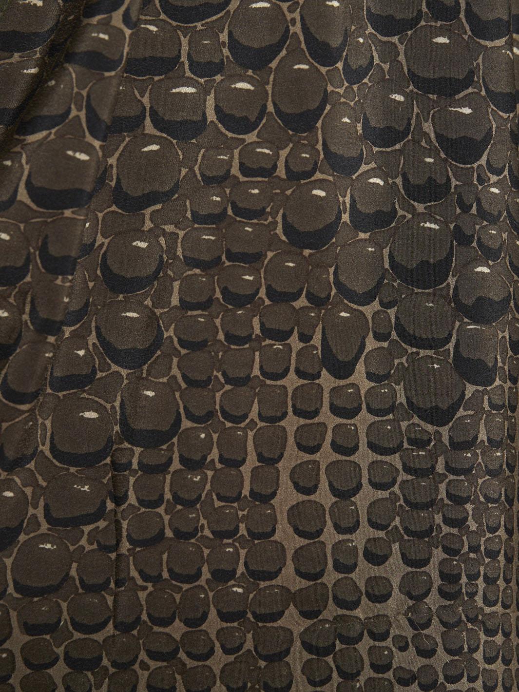 1980s Genny silk tunic with crocodile print