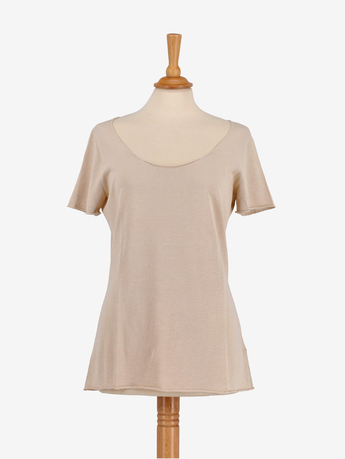 Agnona Beige T-Shirt WCV241010403  Agnona 