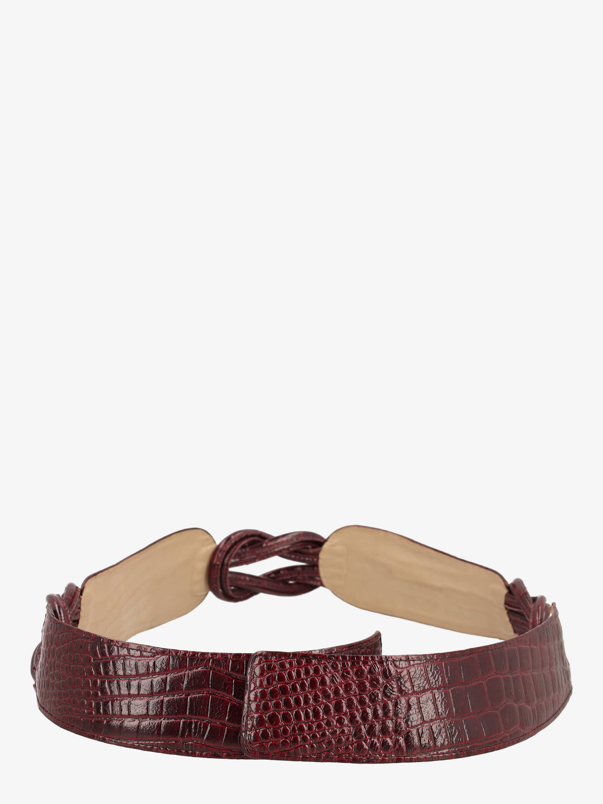 Pirovano Burgundy Cocco Belt
