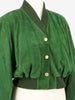 Trussardi Green Suede Jacket