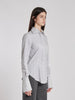 Y2K Gianfranco Ferré striped blouse with bell-shaped sleeves BR002424  Gianfranco Ferré 