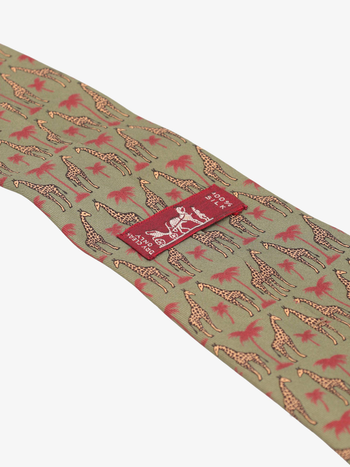 Hermès Giraffe Print Tie W16062025.4  Hermès 