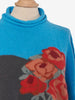 Krizia Maglia con ricamo fiori e cani