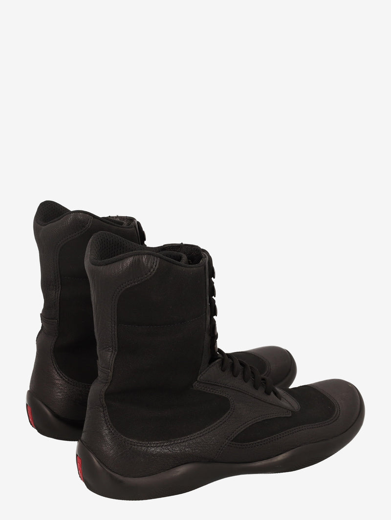 Prada Black Combat Boot WCV250826.51  Prada 