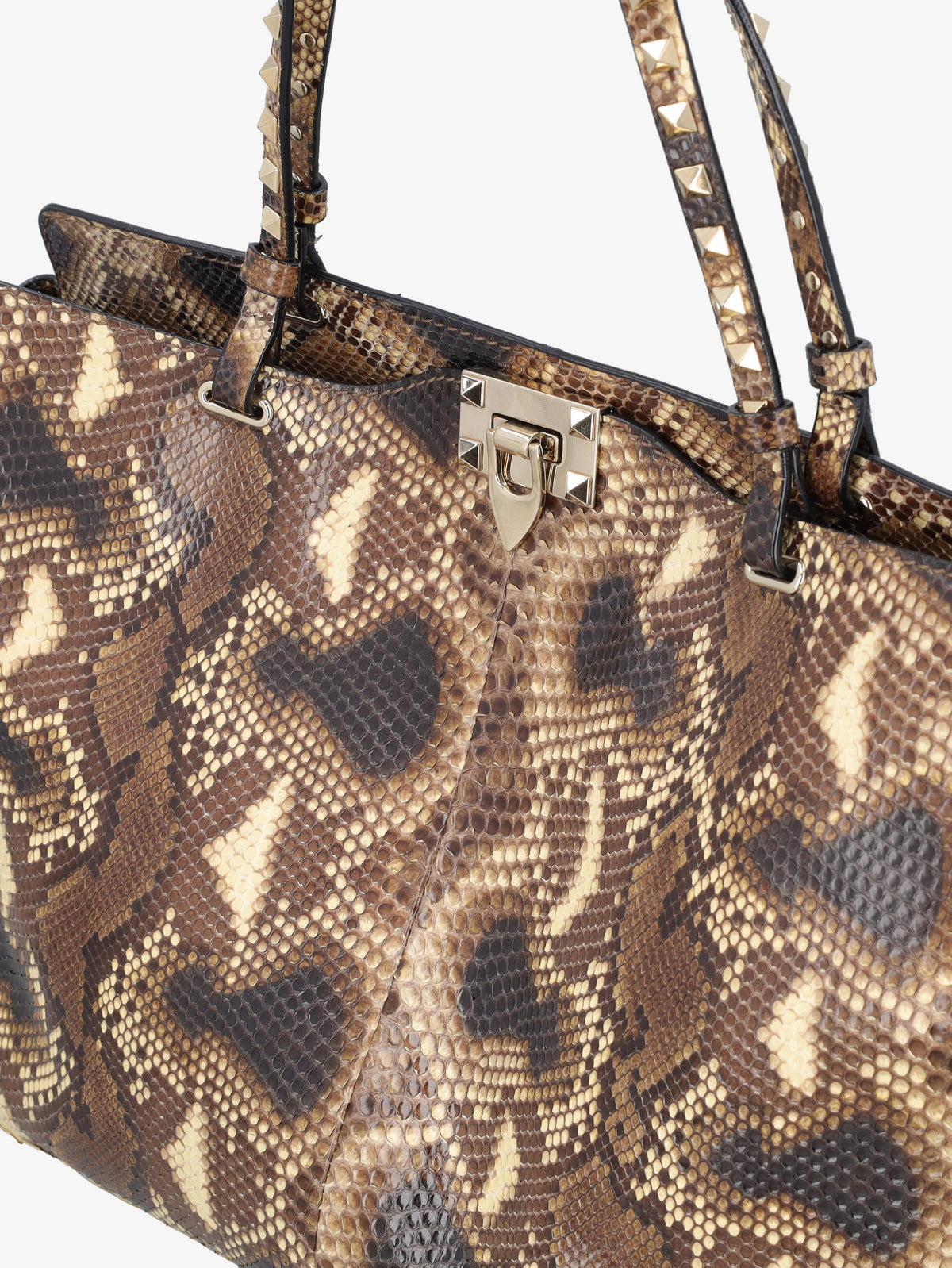 Valentino Python Shopper Bag