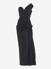 Long dress with sweetheart neckline W22070511  Vintage 