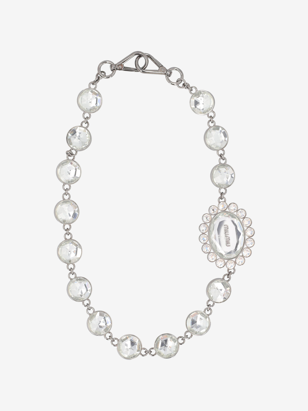 Miu Miu Oversized Crystal Statement Choker W13426.140  Miu Miu 
