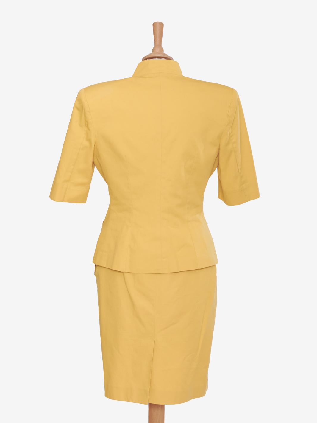 Yellow cotton suit