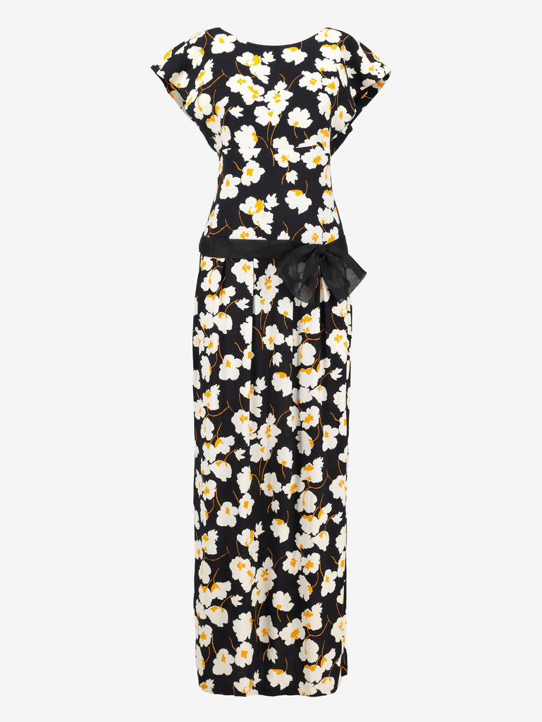 André Laug Flowered Dress With Bow WCV151124.15  Andre Laug 