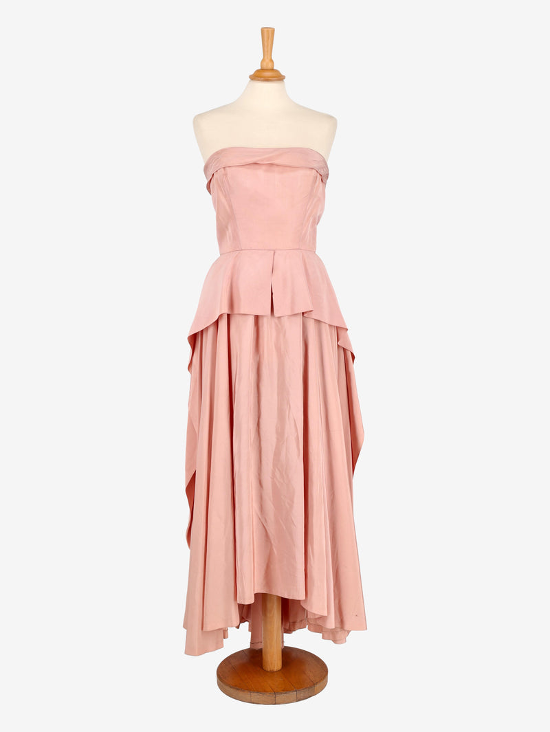 Vintage bodice and full skirt dress - 40s AR004  Vintage 