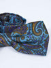 1970s silk bow tie with paisley print with paisley print W22050629  Vintage 