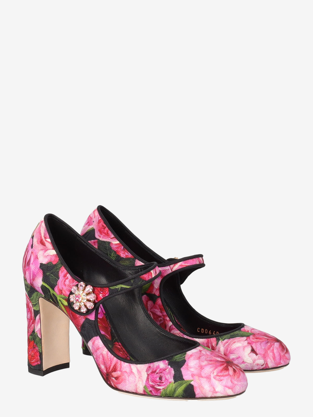 Dolce & Gabbana Flowered Mary Jane