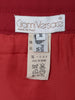 Gonna Gianni Versace in lana rossa
