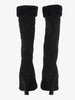 Tom Ford for Yves Saint Laurent black suede wedge boot CVM22.81.11  YSL 