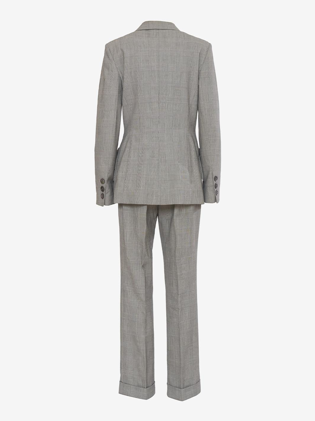 Grey wool suit