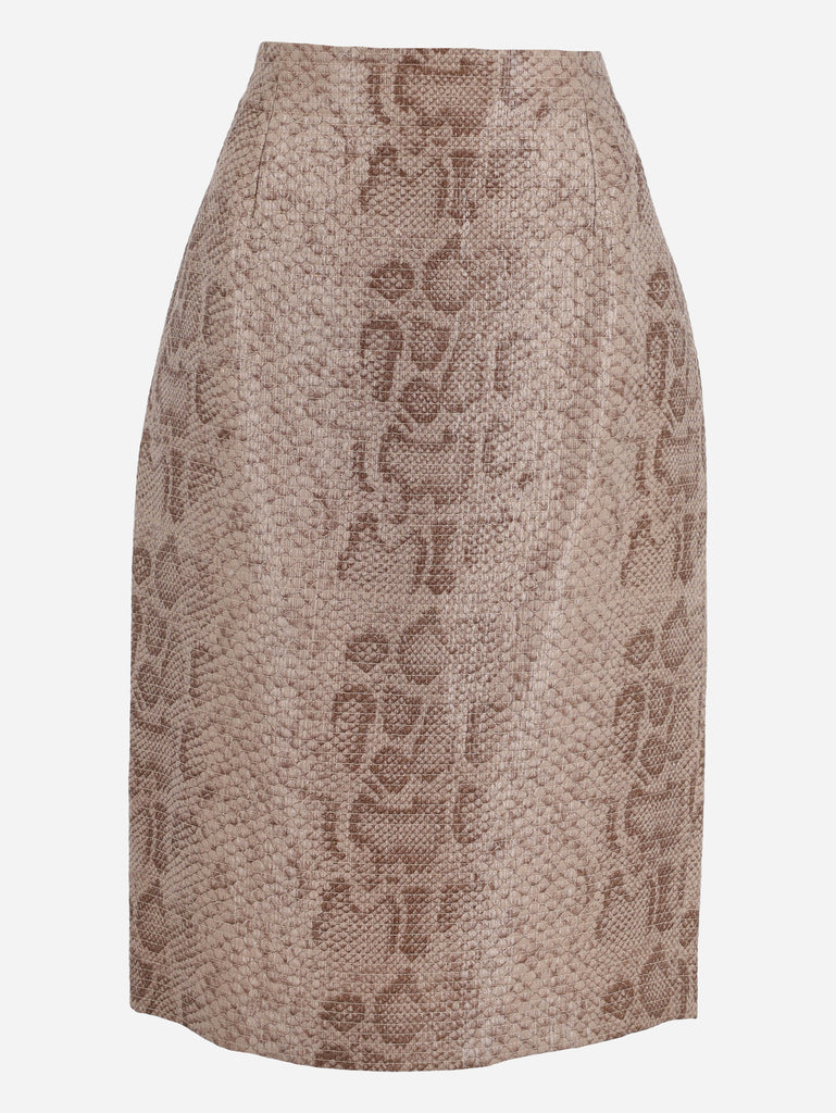 Gianfranco Ferrè Snake-print Skirt
