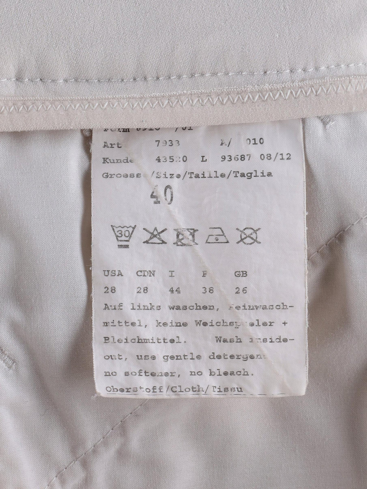Hermès White Riding Trousers MR200625.42  Hermes 