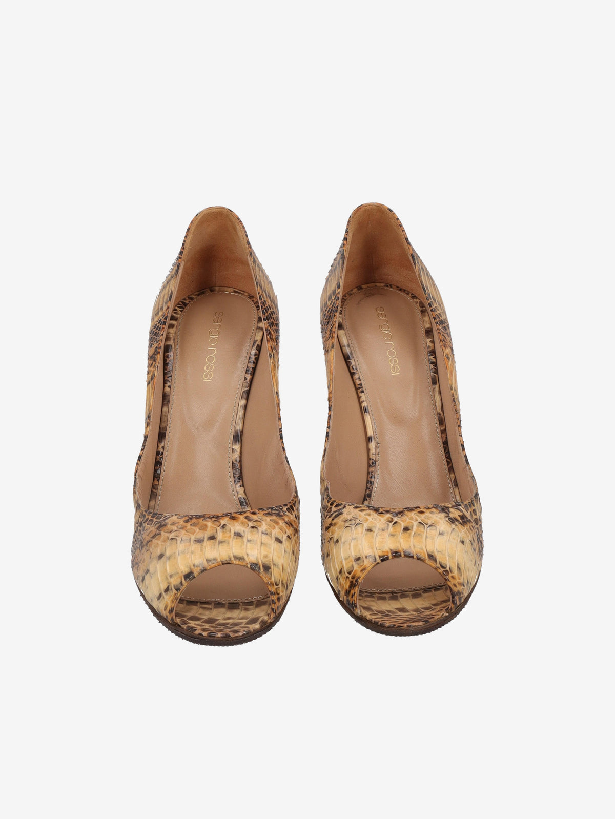 Sergio Rossy Python Leather Pumps W22050303  Sergio Rossi 