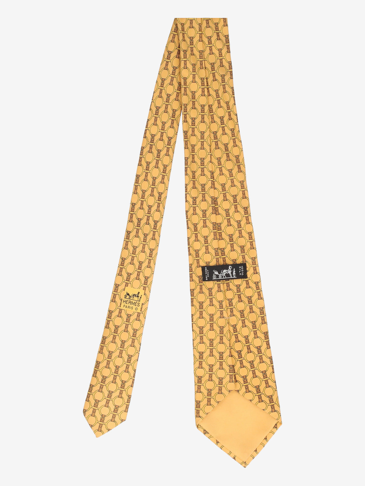 Hermès Horsebit Motif Silk Tie W24626.5  Hermès 
