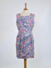Dress with "impressionist" touch, 60s W22041306  Vintage 
