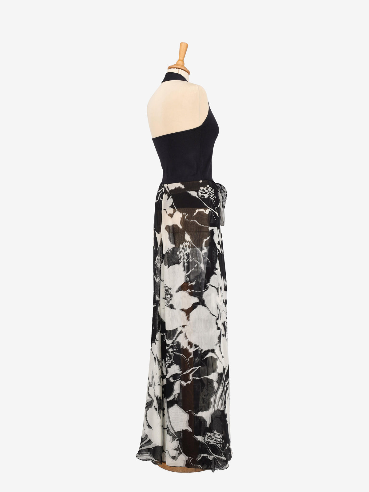 Gonna e top in seta Valentino