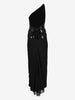 Mondrian Nightgown with Leather Inserts WCV041224.23  Mondrian 