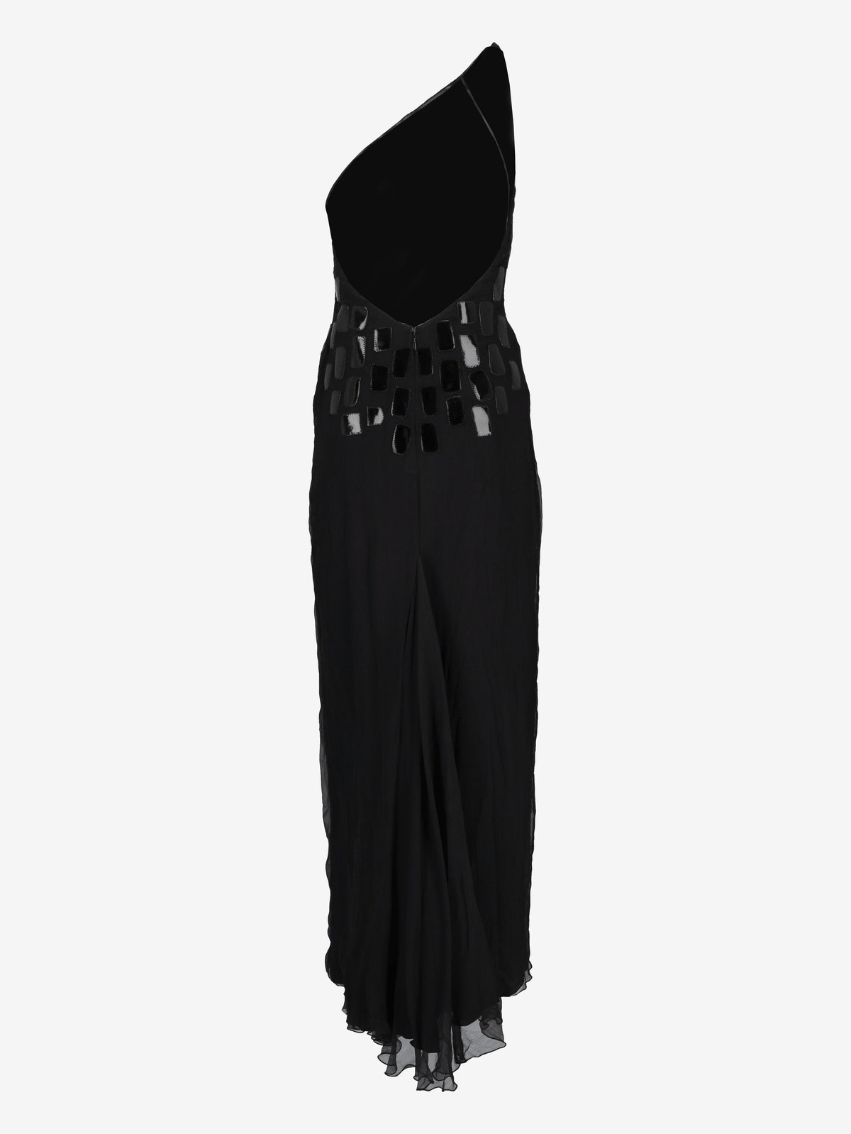 Mondrian Nightgown with Leather Inserts WCV041224.23  Mondrian 