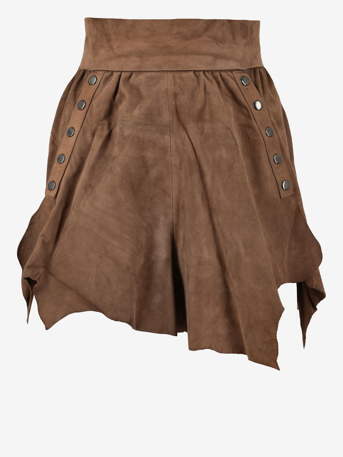 Issey Miyake Brown Suede Set DM10043112  Issey Miyake 