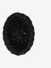 Vintage 1960s Midnight Black Woven Straw Pillbox Hat BR004746  Vintage 