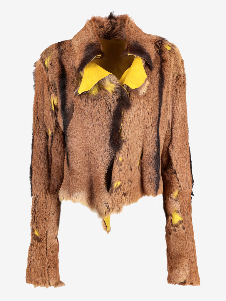 Vintage Leather Jacket With Fur W2511.115.13  Vintage 