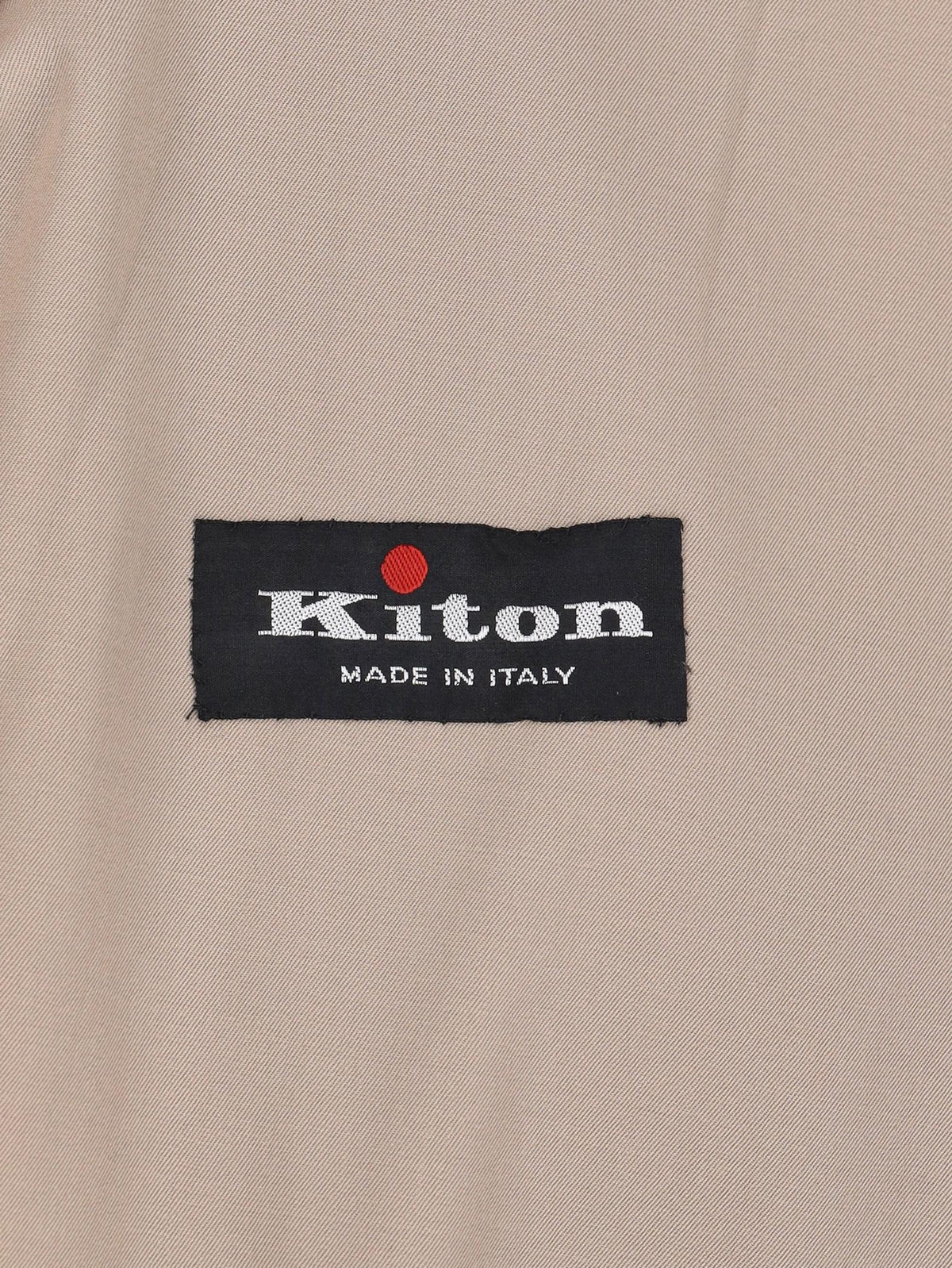 Kiton Beige Belted Trench Coat WCV041224.154 . Kiton 