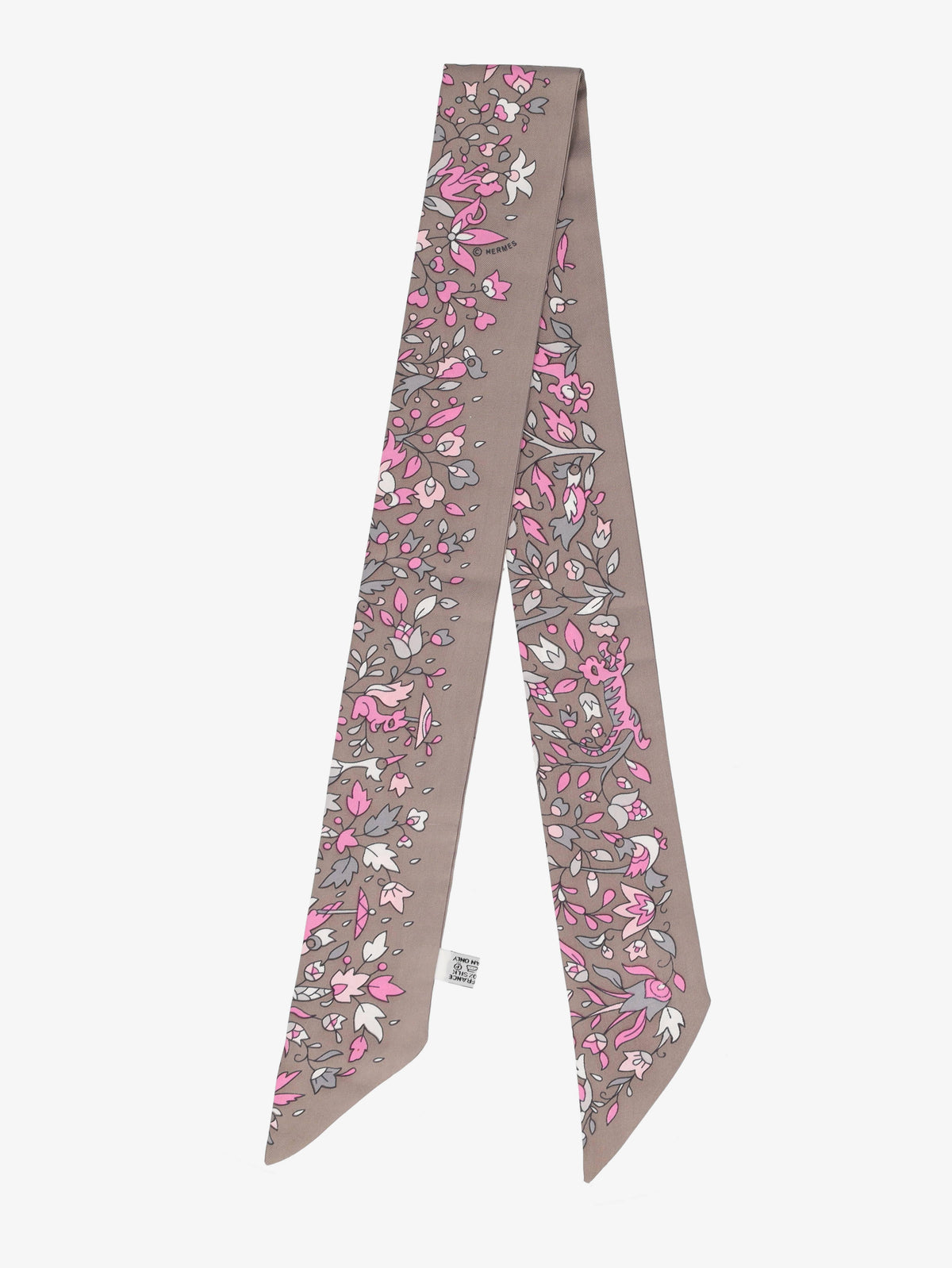 Hermès Flowered Twilly W24121216  Hermes 
